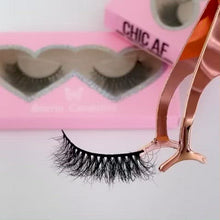 Load and play video in Gallery viewer, CHIC AF Vegan Faux Mink Eye Lashes by Sherni Cosmetics
