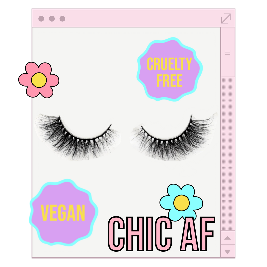 CHIC AF Vegan Faux Mink Eye Lashes by Sherni Cosmetics