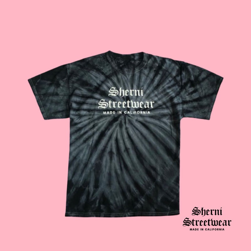 NAVY TIE DYE SHERNI STREETWEAR SHIRT