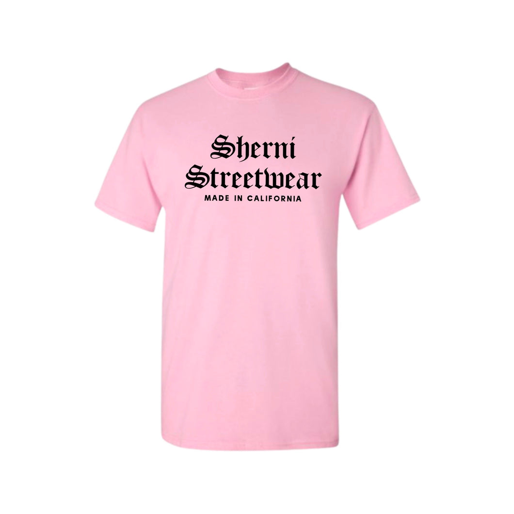 PINK CLASSIC SHERNI STREETWEAR T-SHIRT