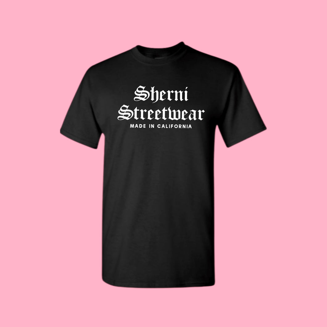 BLACK CLASSIC SHERNI STREETWEAR T-SHIRT