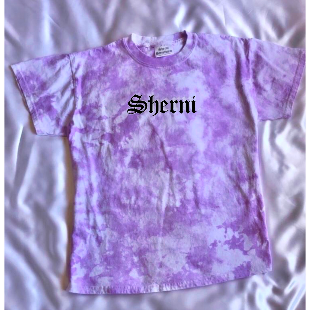 KIDS - SHER BABY PURPLE CLOUD TIE DYE