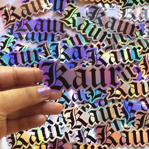 Kaur Holographic Sticker by Sherni Streetwear