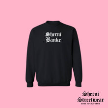 Load image into Gallery viewer, SHERNI BANKE BLACK CREWNECK BY SHERNI STREETWEAR
