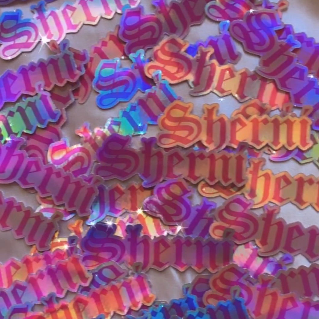 SHERNI HOLOGRAPHIC STICKER