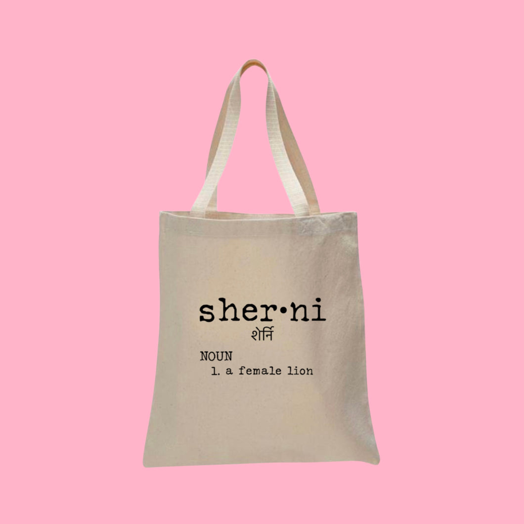 CANVAS SHERNI DEFINITION TOTE BAG