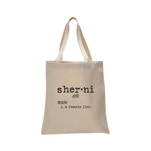 Load image into Gallery viewer, CANVAS SHERNI DEFINITION TOTE BAG
