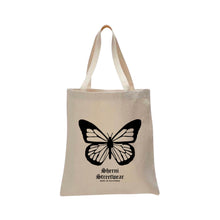 Load image into Gallery viewer, CANVAS BUTTERFLY TOTE BAG
